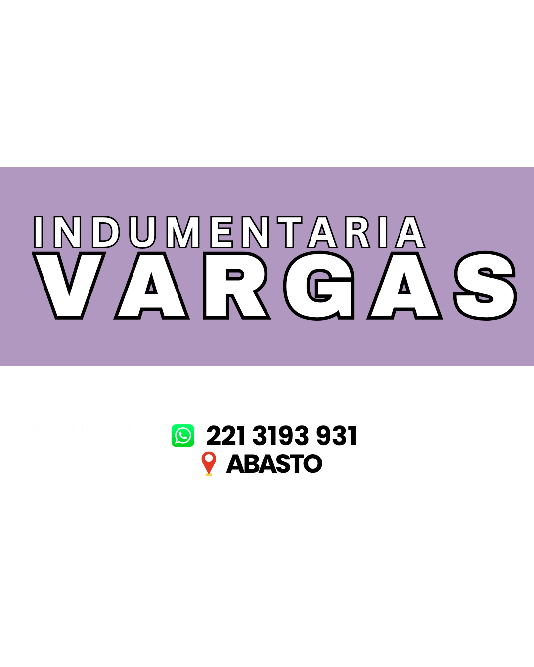 INDUMENTARIA VARGAS – MODA PARA TODA LA FAMILIA