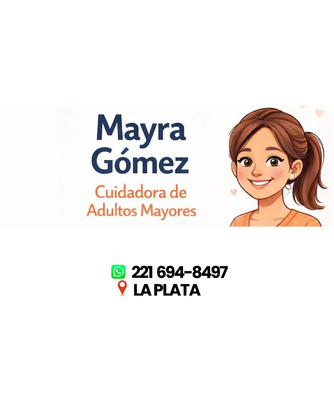 Mayra Gómez – Cuidadora de Adultos Mayores
